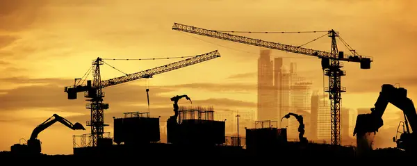 excavadoras en la industria de la construcción 