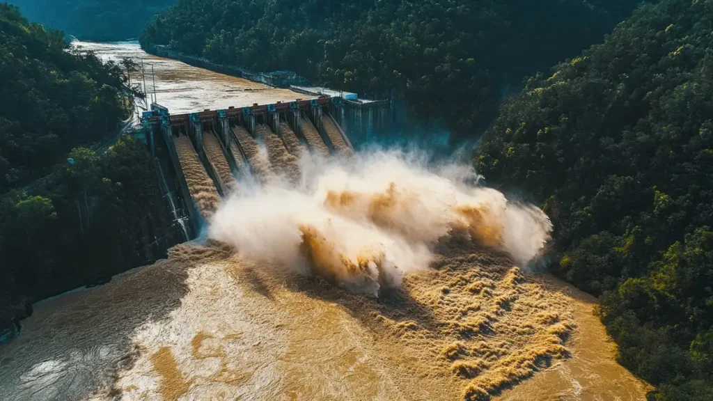 Where Sediment Becomes A Pumping Problem Around A Dam