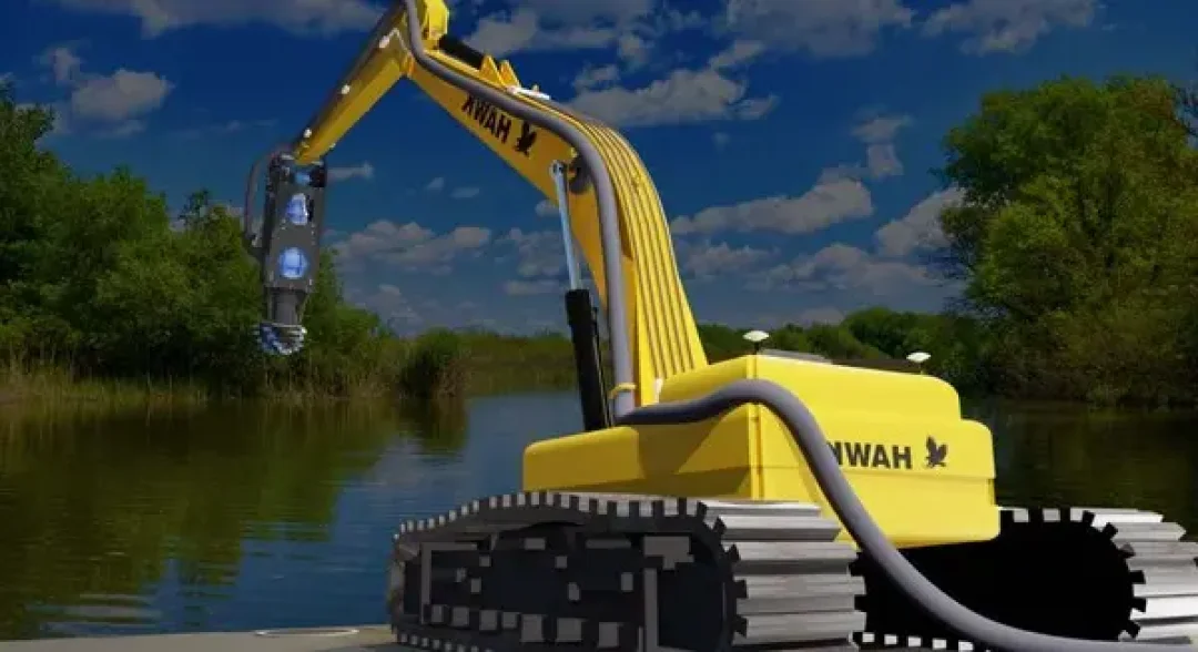 brazos de largo alcance para excavadoras